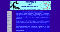 Desktop Screenshot of humanos.org.uk